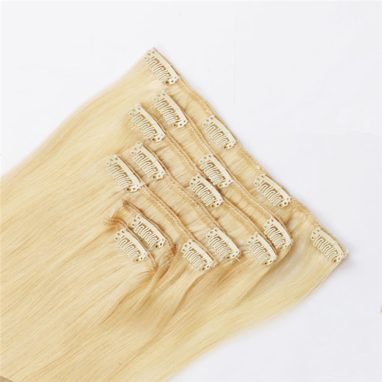 China clip in human hair extension factory QM030